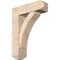 Ekena Millwork Thorton Craftsman Smooth Bracket w/ Offset Brace, Douglas Fir, 7 1/2"W x 24"D x 32"H BKT0806X24X32THR04SDF - alternate 1